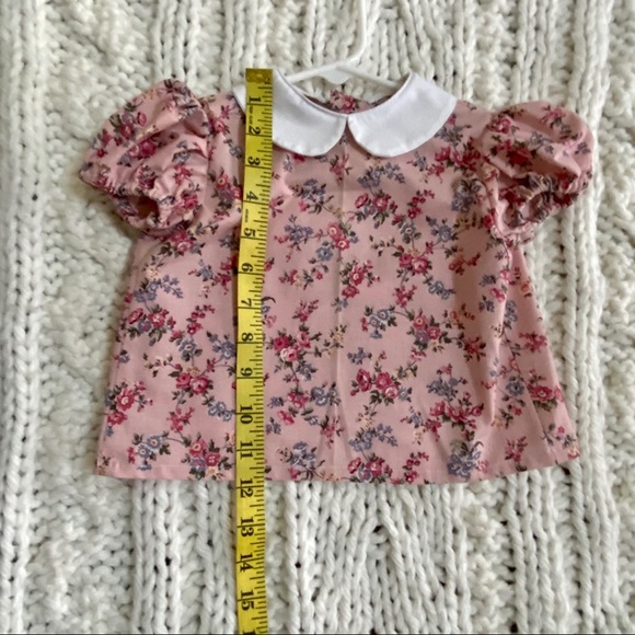 Roar Rose Handmade Vintage styl floral top 18 girl - Picture 3 of 4